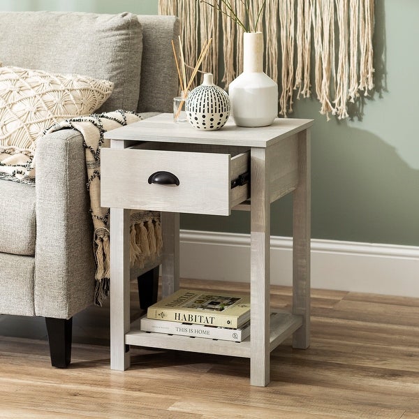 Middlebrook 18-inch 1-drawer Farmhouse Side Table