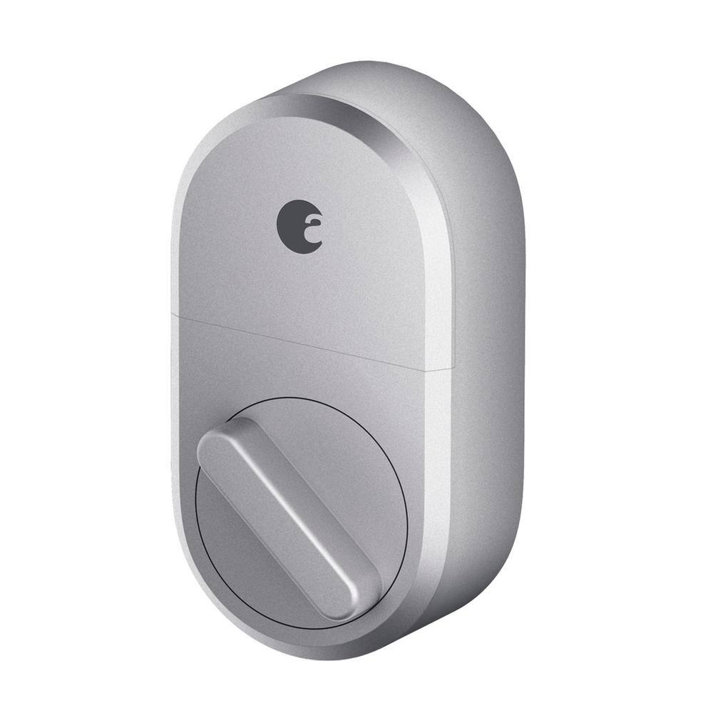 August Bluetooth Smart Lock Silver (Retrofits Over Existing Deadbolt) AUGSL04-M01-S04