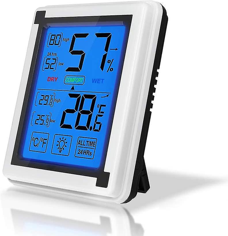 Lcd / Digital Wireless Indoor/outdoor Thermometer Clock Temperature Meter