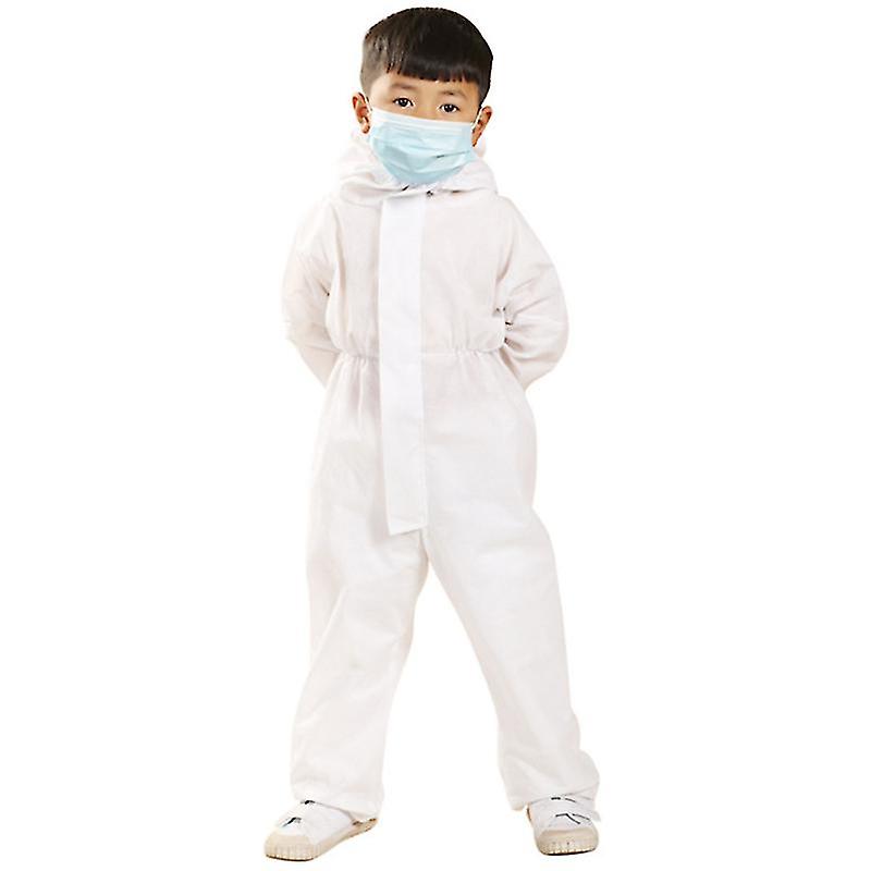 Security Protection Clothes Disposable Coverall Dust-proof Clothing Nonwovens Breathable Isolation Clothes Labour Suit One-pieces Costume For Kids Chi