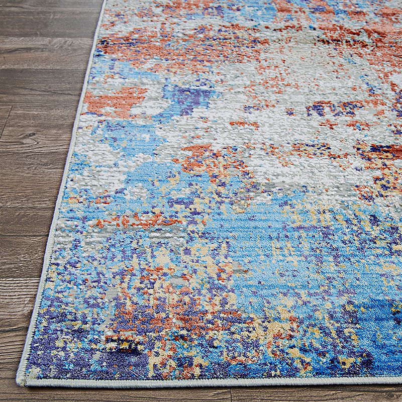 Couristan Vibrata Divergence Multi-Pastels Runner Rug