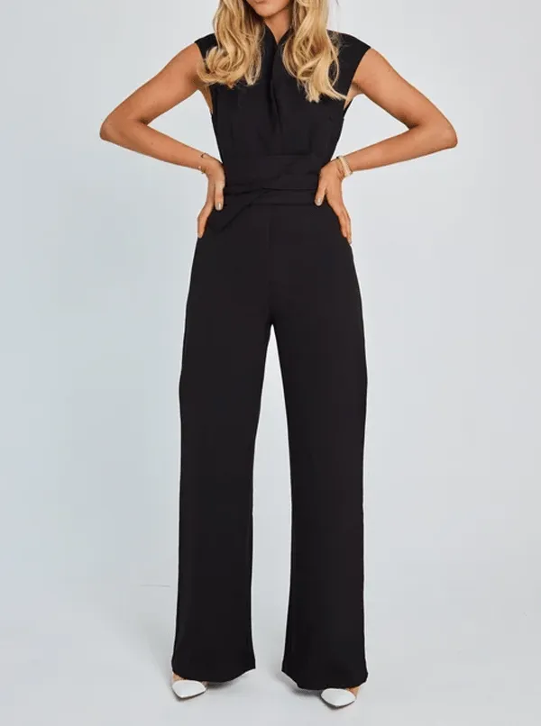 Women's Sleeveless Wide-Leg Jumpsuit-BUY 2 FREE SHIPPING