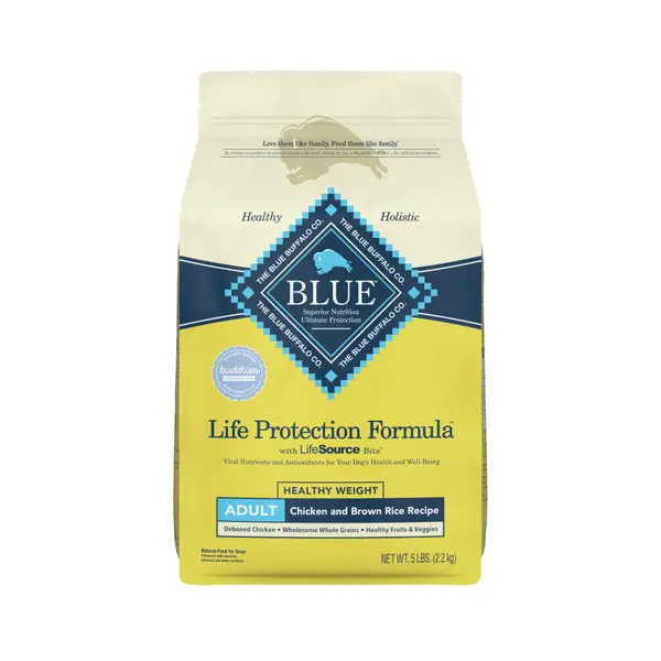 Blue Buffalo Life Protection 5 lb Chicken and Brown Rice Adult Healthy Weight Dry Dog Food