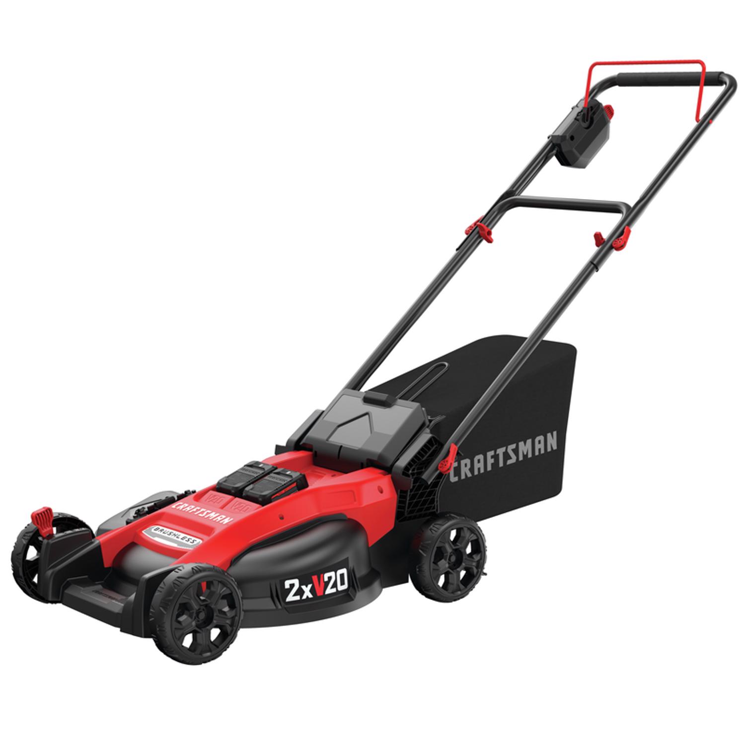 Craftsman V20 CMCMW220P2 20 in. Battery Lawn Mower Kit (Battery \u0026 Charger)