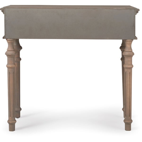 Finch Cassatt 2 Drawer Console Table， Gray