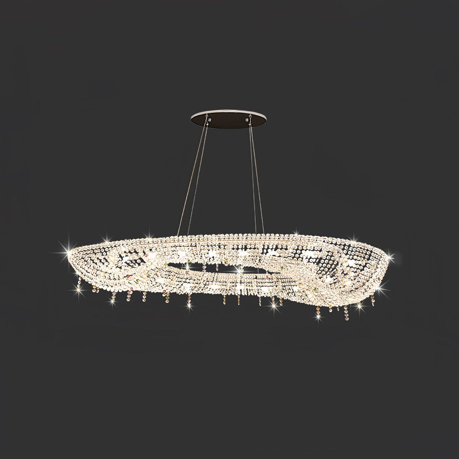 Modern Round Crystal Chandelier