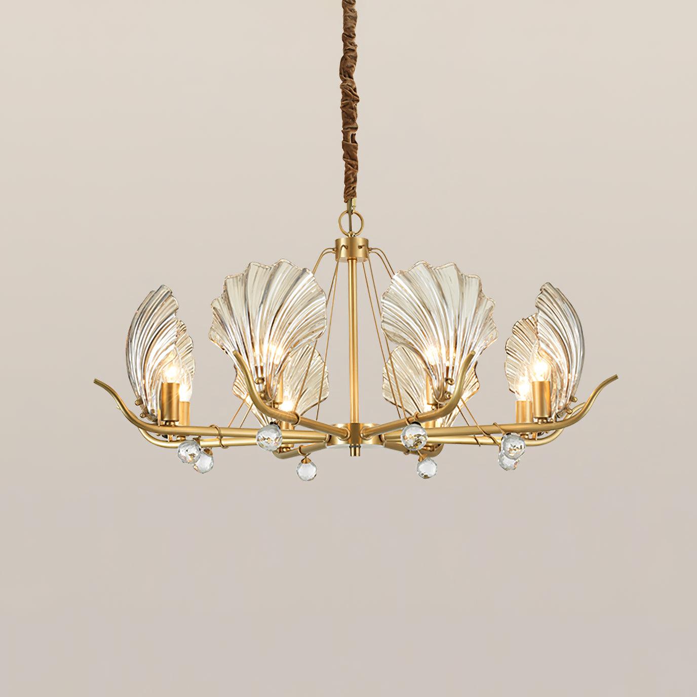 Shell Crystal Chandelier