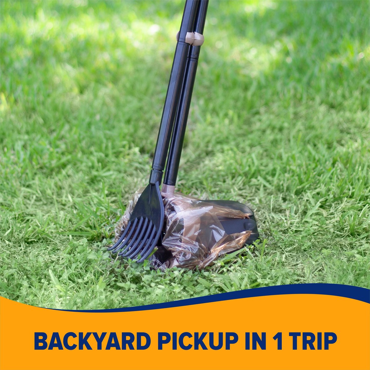 Arm and Hammer Swivel Bin and Rake Backyard Waste Pickup