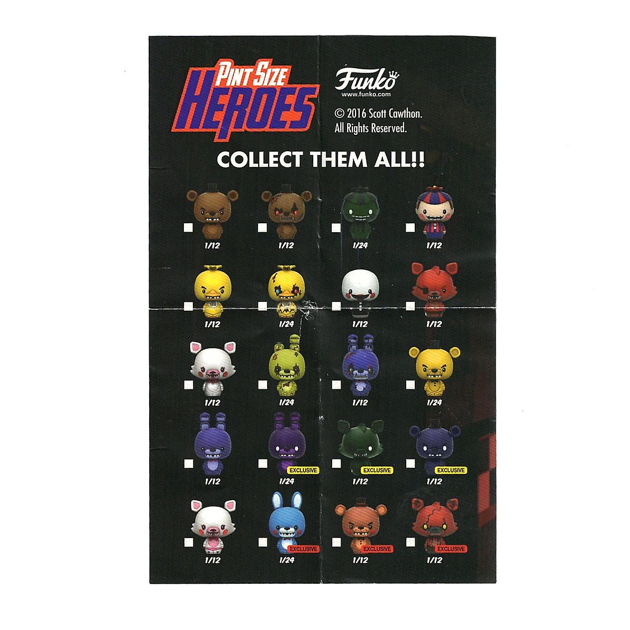 1-Pack Funko Pint Size Heroes Five Nights At Freddy's Vinyl Figures