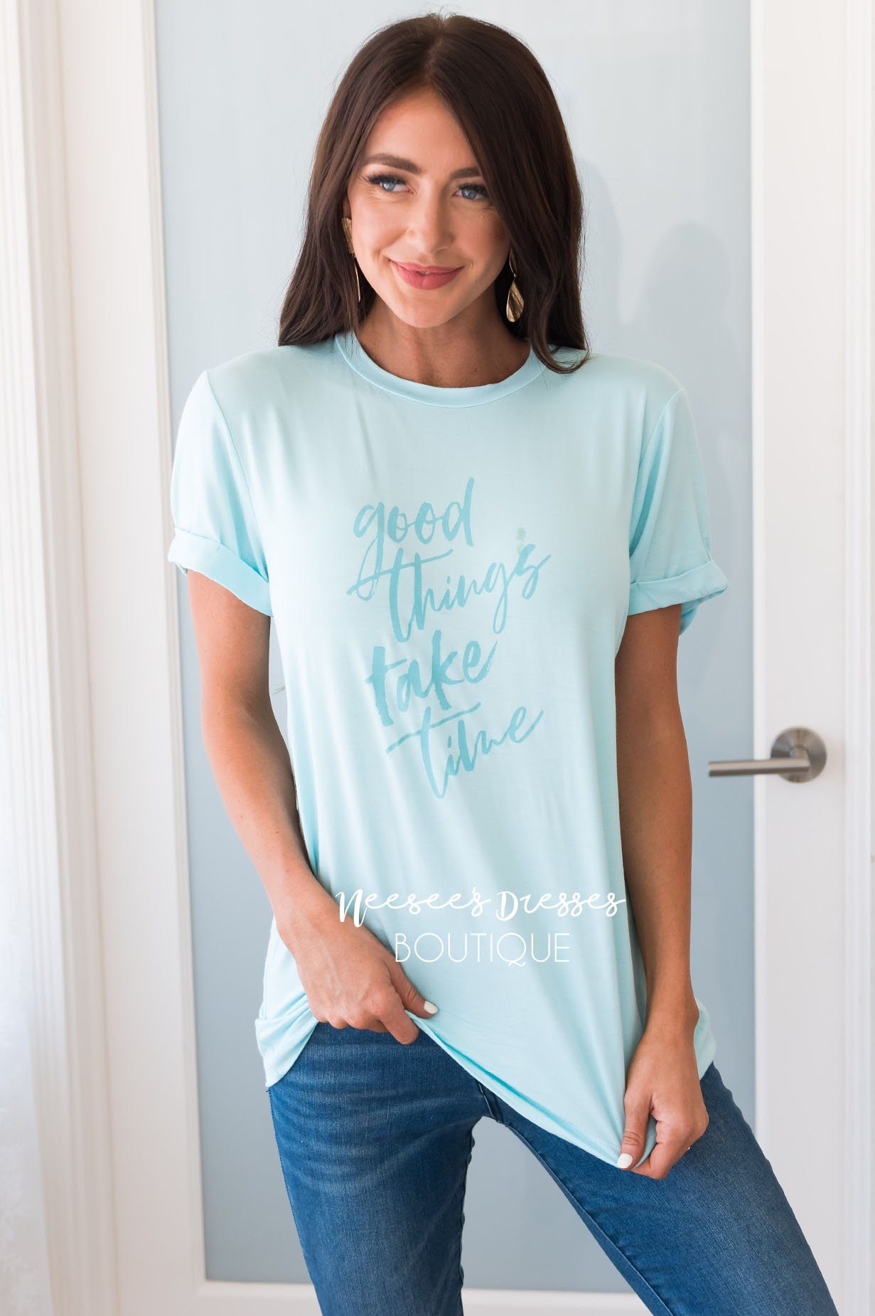 Good Things Take Time Modest Tee