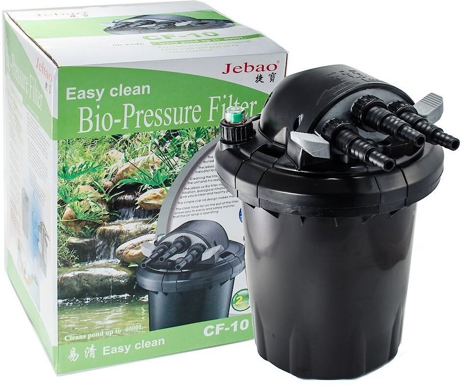 Jebao Easy Clean Bio-Pressure CF-10 UV Sterilizer Pond Filter