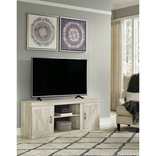 Bellaby Tv Stand For Tvs Up To 65 quot White Signature Design By Ashley