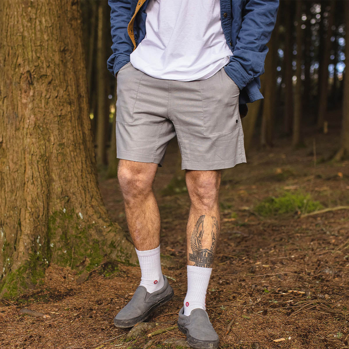 Adventure Organic All Purpose Short - Frost Gray