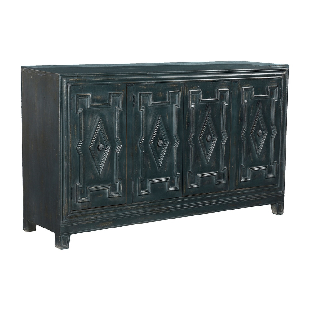 Aubrey 4 Door Diamond Sideboard   66\