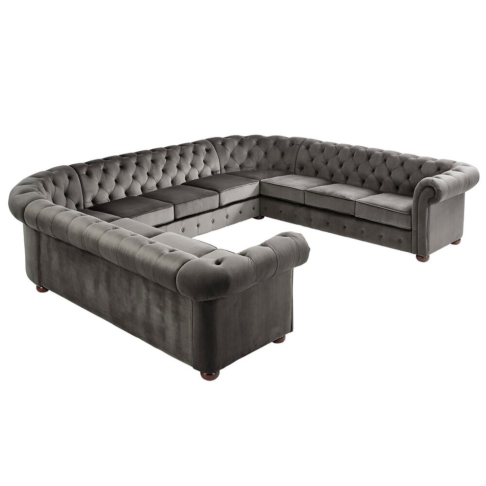 Knightsbridge Chesterfield 11 Seat Sectional by iNSPIRE Q Artisan