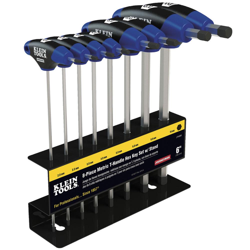 Klein Tools JTH68M Klein Tools Journeyman Metric T-Handle Hex Keys