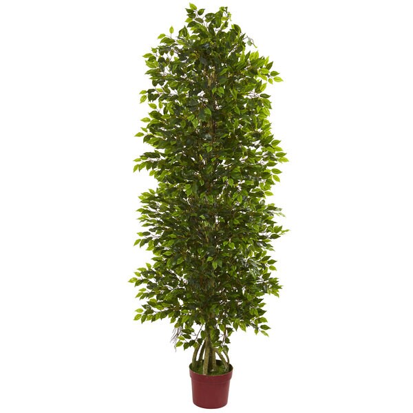 6' Four Tier Mini Ficus Artificial Tree UV Resistant (Indoor/Outdoor)