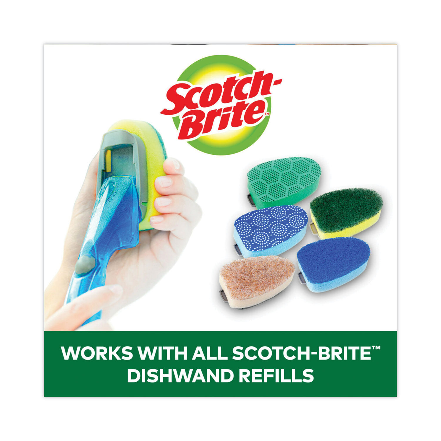 Soap-Dispensing Dishwand by Scotch-Briteandreg; MMM6504EA