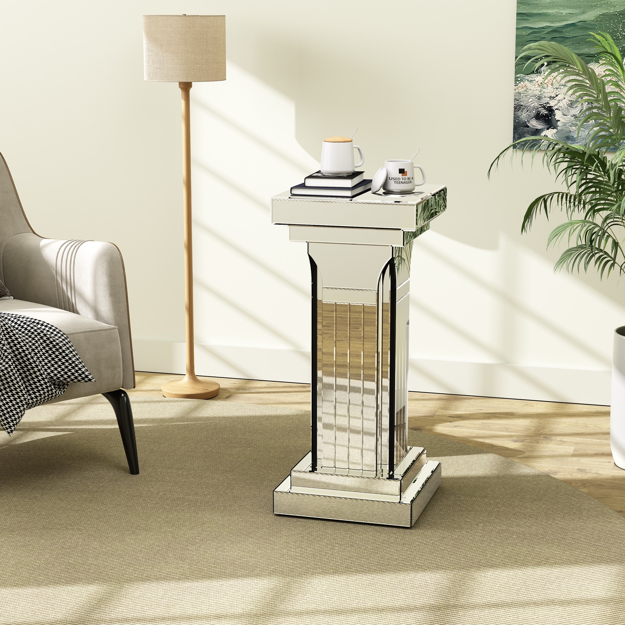 KOHROS Modern Furniture End Table - 28*12