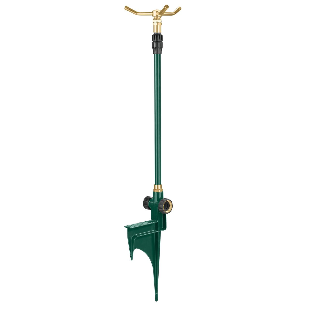 Orbit Irrigation 3-Arm Rotating Sprinkler on Telescoping Step Spike