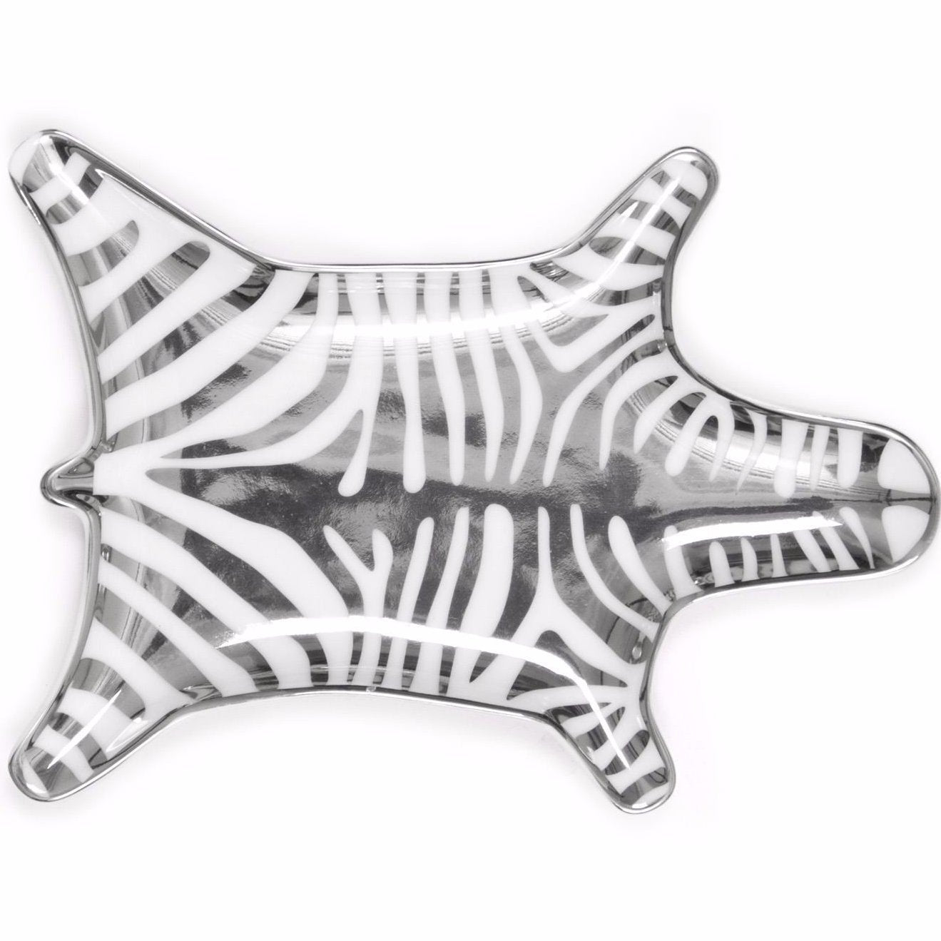 Carnaby Silver Zebra Stacking Dish