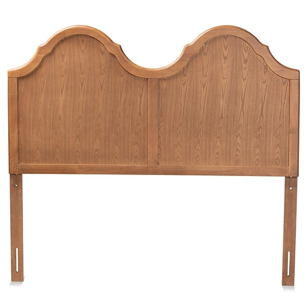 Tobin Vintage Classic Ash Walnut Wood Arched Headboard - - 32969793