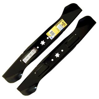 Cub Cadet Original Equipment High Lift Blade Set for Select 46 in. Riding Lawn Mowers with 6-Point Star OE# 942-04244 942-04244A 490-110-C131