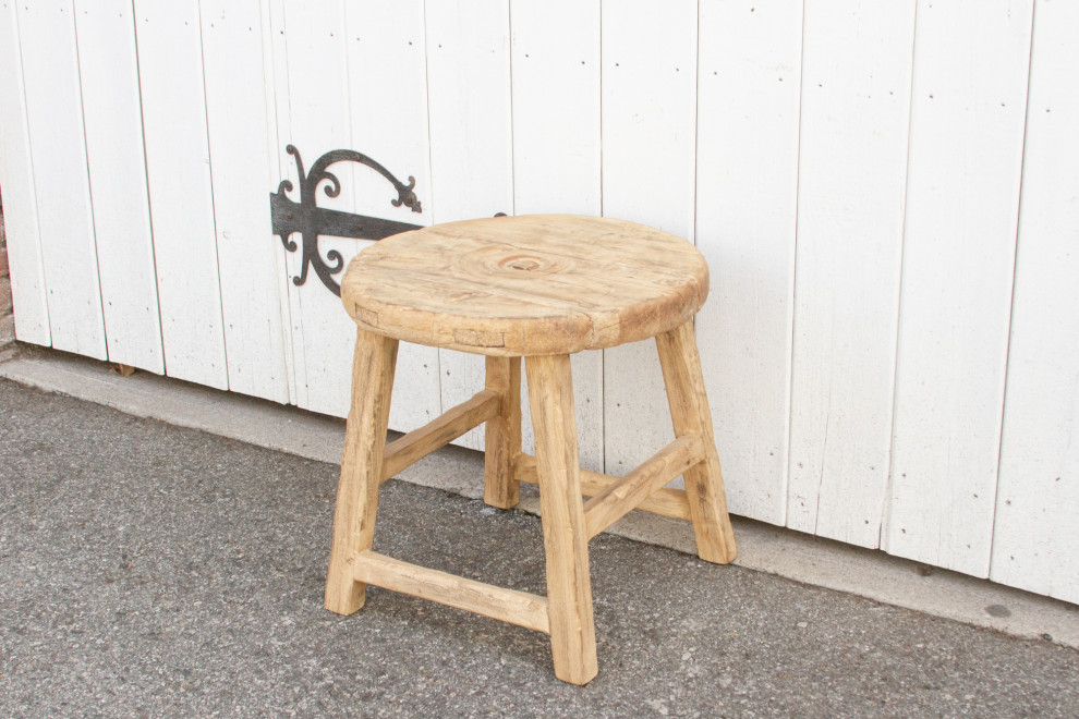 Charming Reclaimed Wood End Table   Rustic   Side Tables And End Tables   by De cor  Houzz