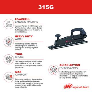 Ingersoll Rand Straight Line Sander 315G