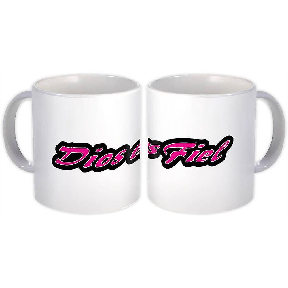 Gift Mug: Dios es fiel Christian