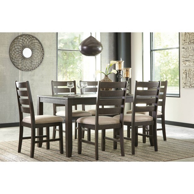 Gadgsetstore Dining Table Set Brown