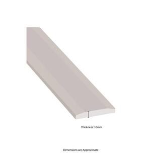 MSI White Double Threshold 5 in. x 36 in. Polished Marble Floor and Wall Tile (1 sq. ft.Each) THD2WH5X36DHL