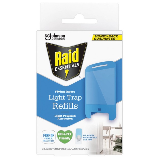 Raid Essentials Flying Insect Light Trap Refill 2pk