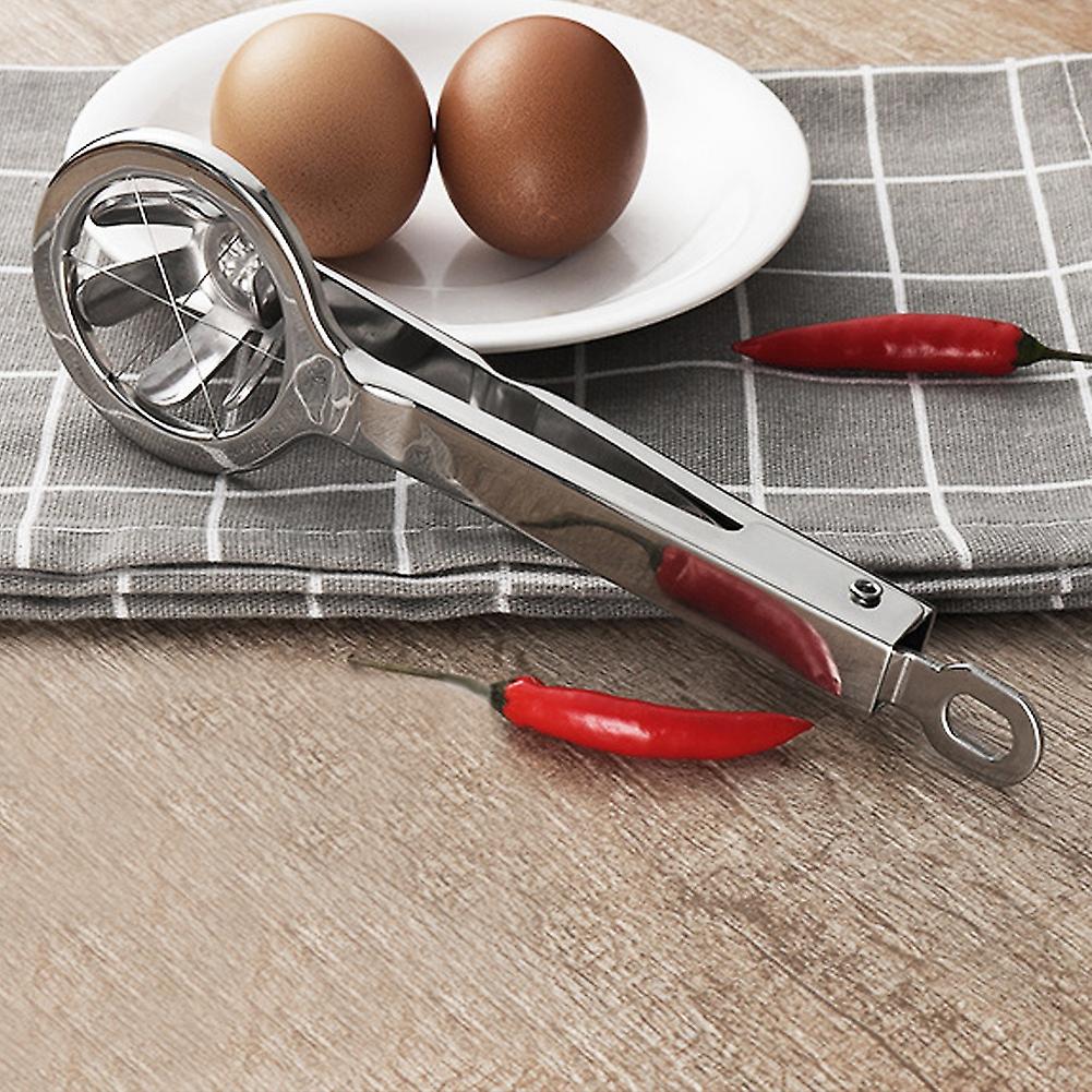 Stainless Steel Small Egg Cutter Splitter Cutting Dividing Tool Home Kitchen Bar Tool