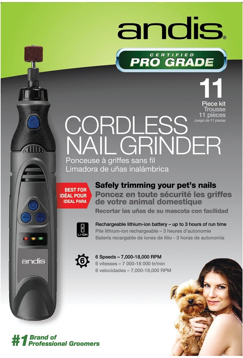 Andis Cordless Dog and Cat Nail Grinder