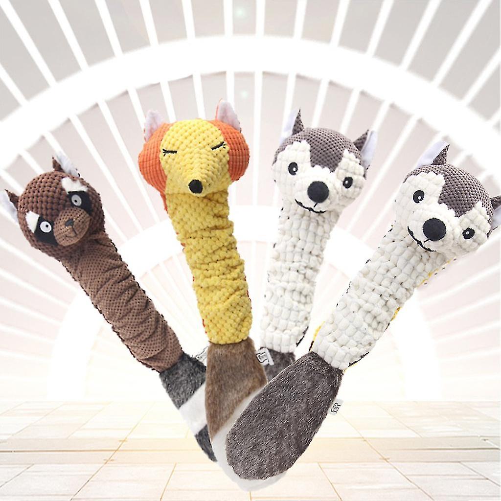 Interactive Stuffed Animal Dog Chew Toys For Puppy Small Medium Breed