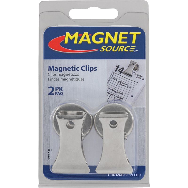 Master Magnetics Magnetic Note Holder Clip 1 In. Dia. Chrome