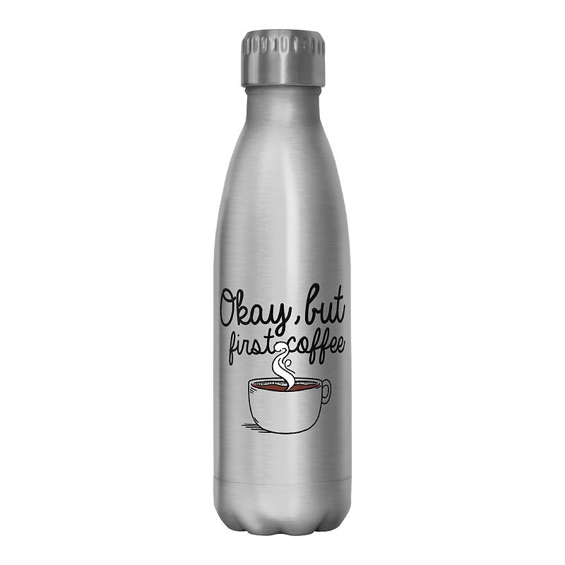 Okay But First Coffee Stainless Steel Travel Mug