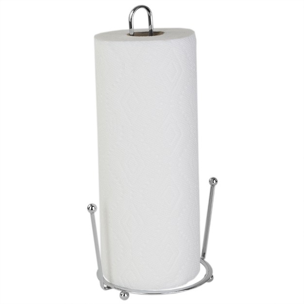 Home Basics Wire Collection Paper Towel Holder Chrome