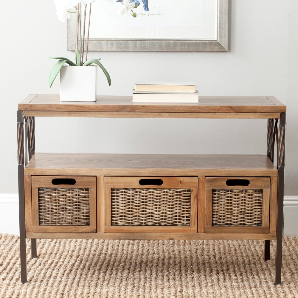 SAFAVIEH Joshua Oak TV Stand   36\