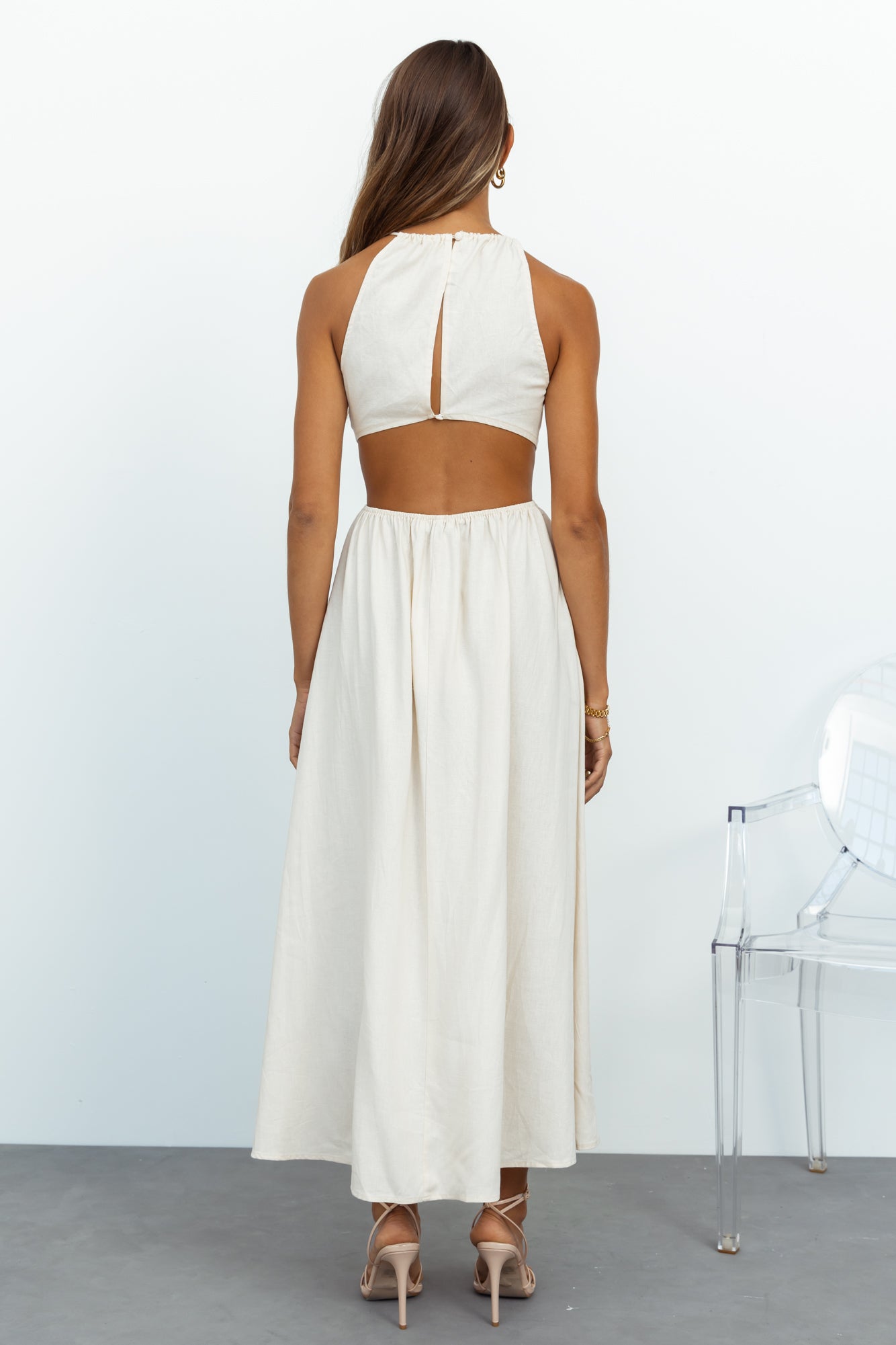 Chill Moments Maxi Dress Cream