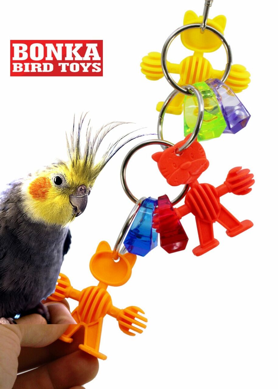 Bonka Bird Toys 1097 Mad Men Ringer Bird Toy.