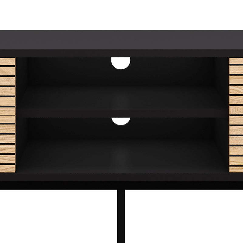 ODENCE Entertainment TV Unit - 150cm - Natural & Black