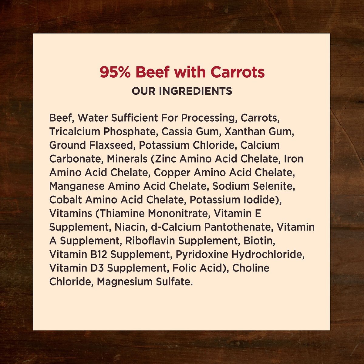 Wellness CORE 95% Grain-Free Beef and Carrots Canned Dog Food