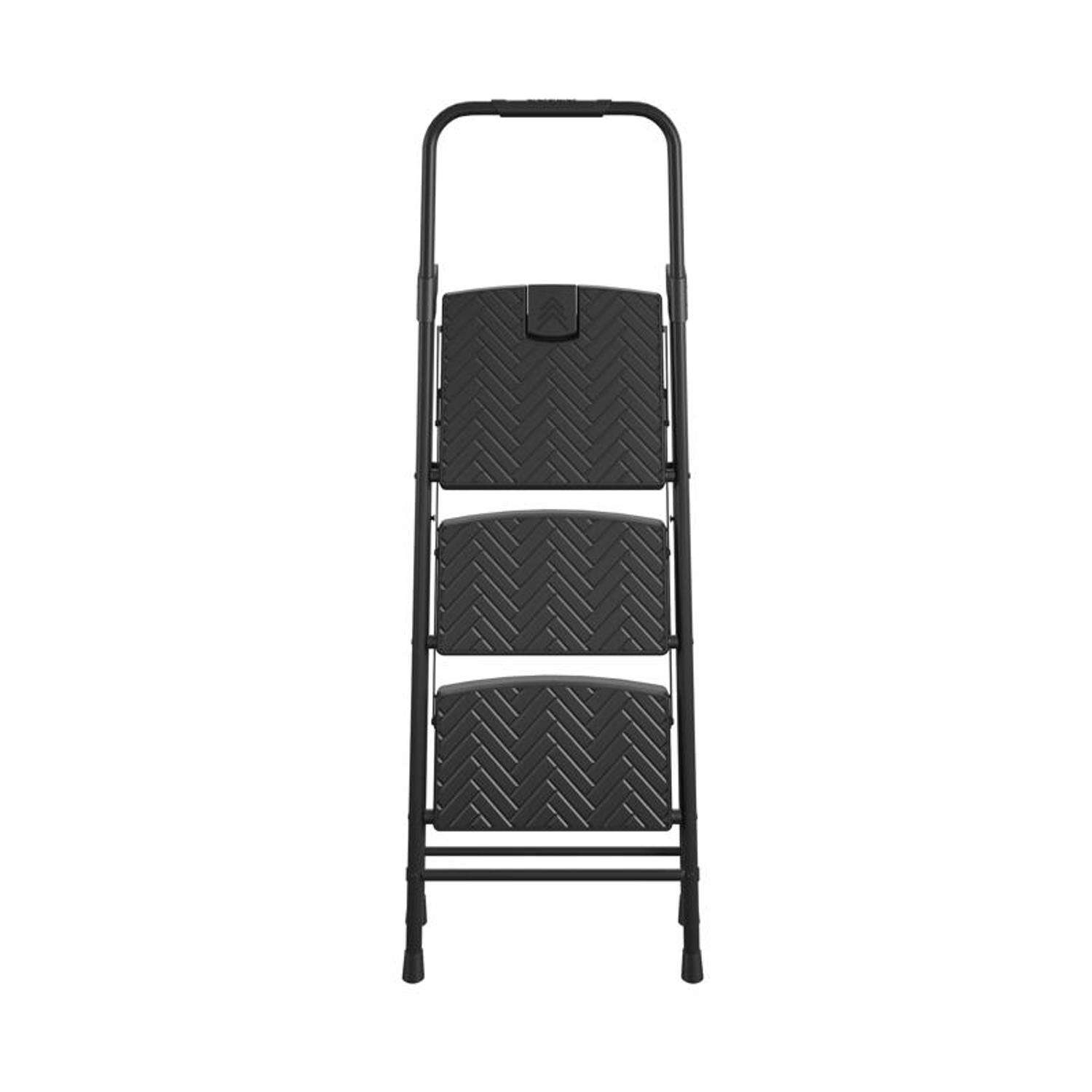 Cosco 53.54 in. H X 18.5 in. W X 2.36 in. D 300 lb. capacity 3 step Steel Step Stool