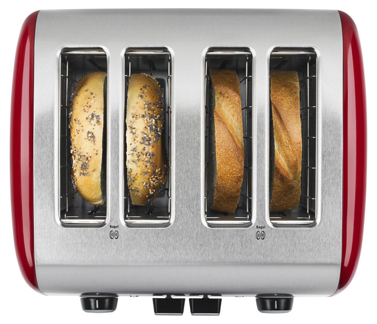 KitchenAid Empire Red 4-Slice Toaster