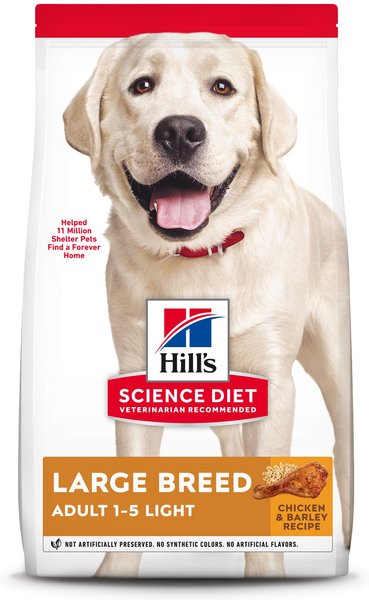 Hill's Science Diet Adult Large Breed Light With Chicken Meal and Barley Dry Dog Food