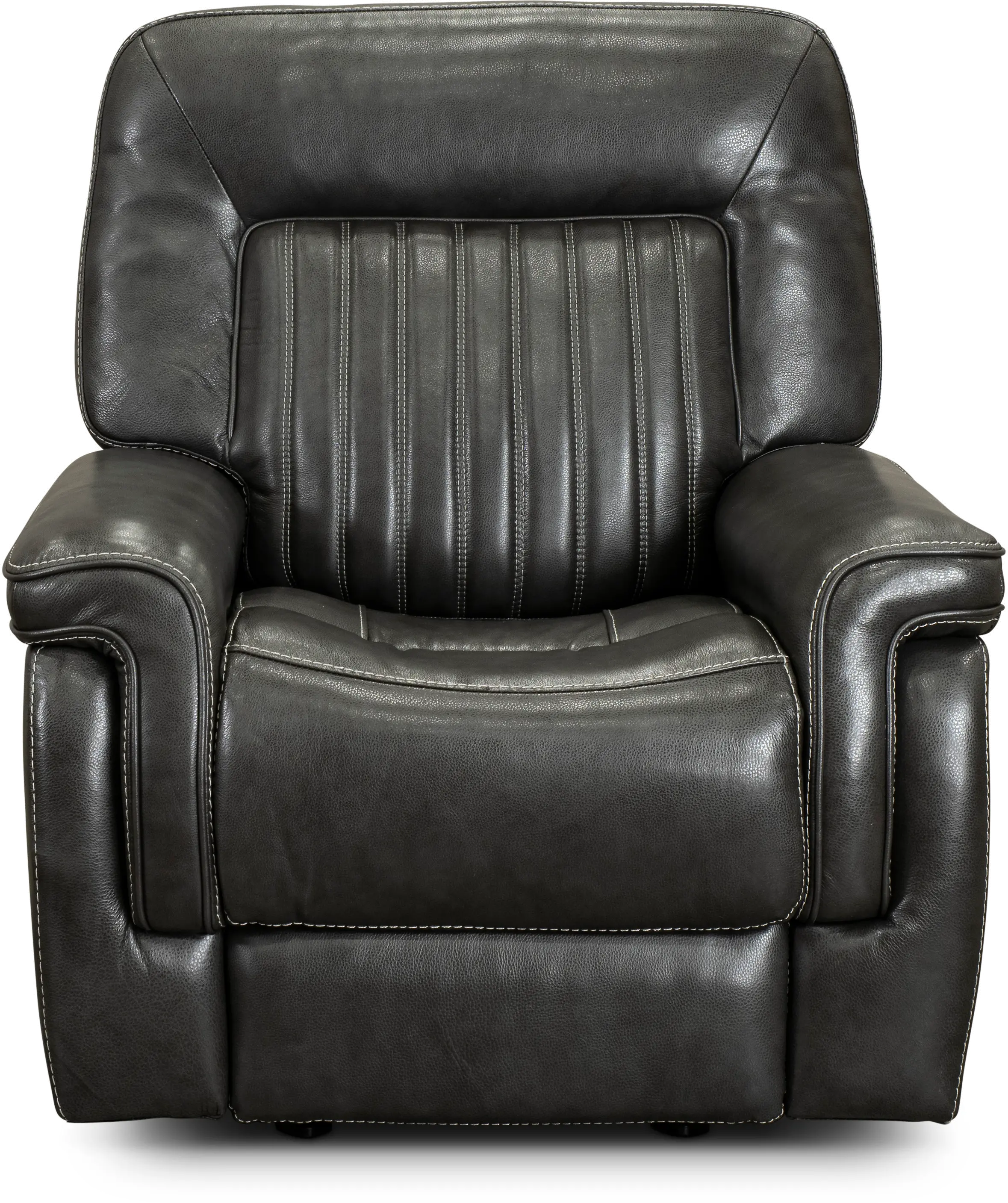 Stampede Charcoal Gray Power Glider Recliner