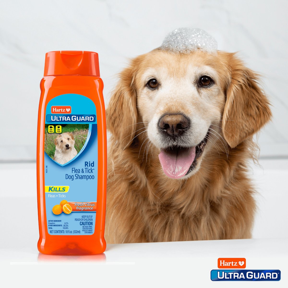 Hartz UltraGuard Rid Flea and Tick Citrus Scent Dog Shampoo