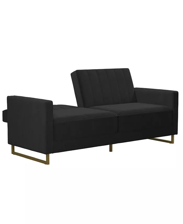 Novogratz Collection Novogratz Skylar Coil Futon Modern Sofa Bed and Couch